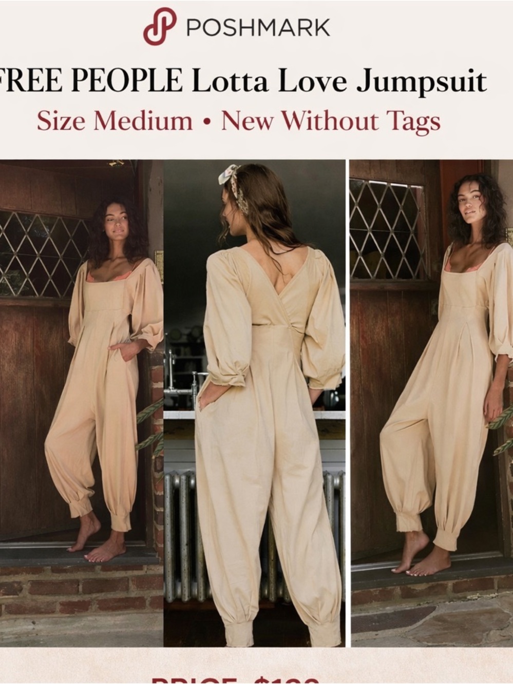 NWOT Free People Intimately Lotta Love Jumpsuit - Picture 1 of 11